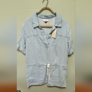 Universal Thread Light Blue Denim Jumpsuit